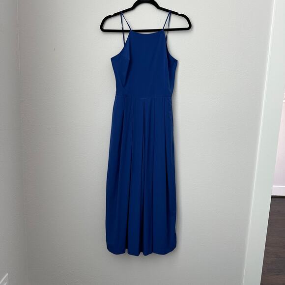 1.State Blue Wide Leg Palazzo Jumpsuit Size 0 - Picture 2 of 10